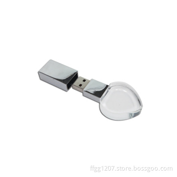 Crystal Heart Shape USB Disk  AGE-SJ001